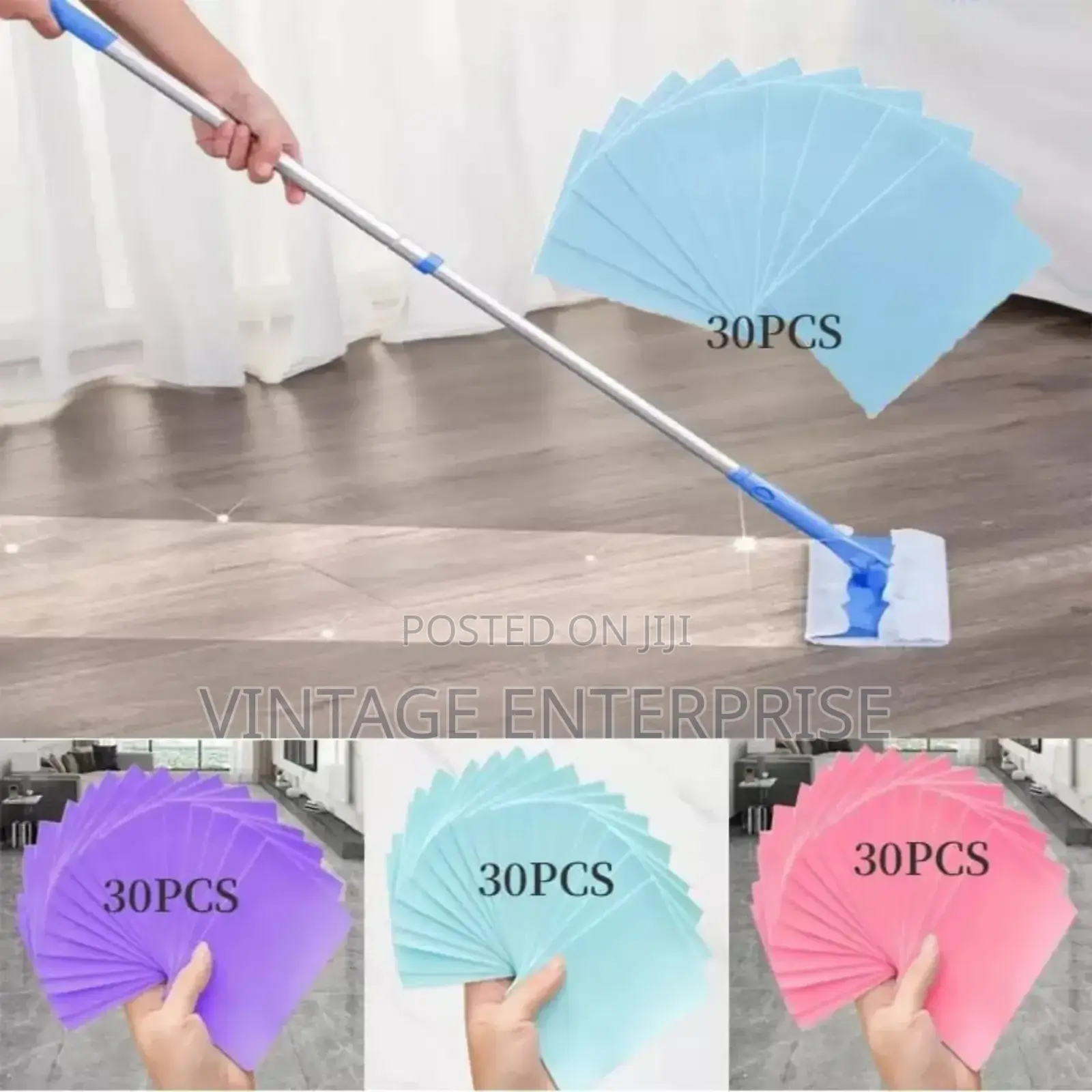 30pcs Floor /Surface Cleaning Sheet With Assorted Fragrance