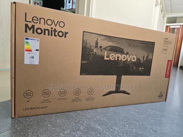 Lenovo G34w-30 WQHD Curved Gaming Monitor With Whopping 170h - main view