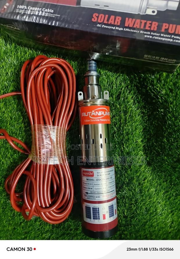 Solar Pump, 24v, 250watts, 50m Head - thumbnail 2