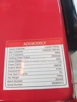 Aico JAPAN 8kva Diesel 200amps Output Welder Generator