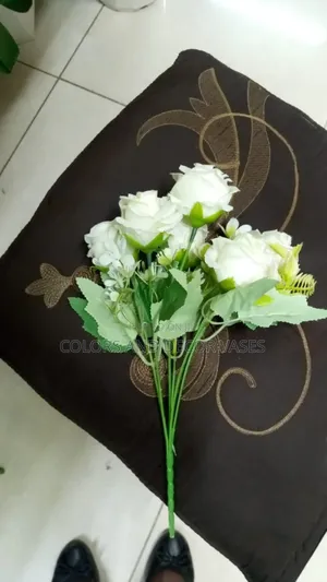 Rose Flowers Home Decor White