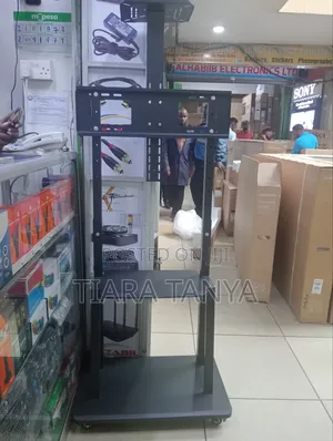 Adjustable Tv Trolley Stand 32′′-75′′ -Tv Cart