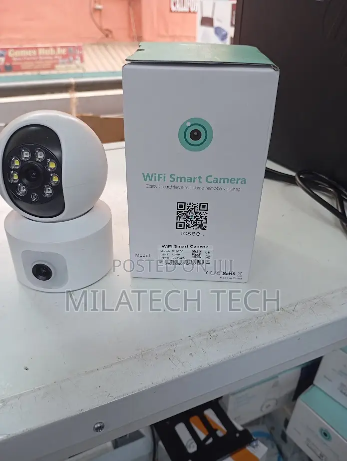 4MP Icsee Baby Monitor Dual Lens Wifi Smart Camera 4mp