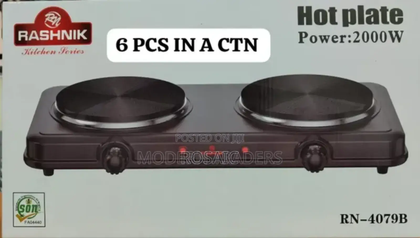 Double Hotplate, Rashnik Double Hotplate