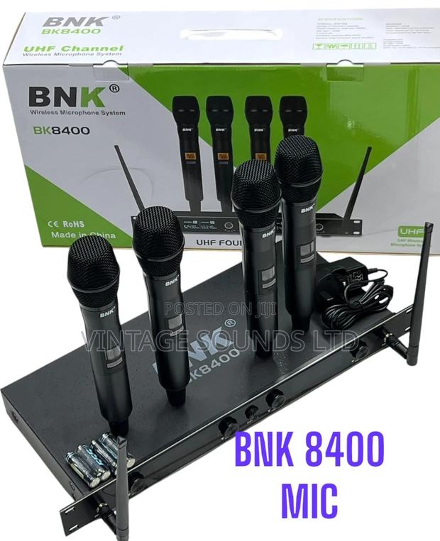 BNK BK8400 4-in-1 Wireless Microphone Set ( BK ) - main view