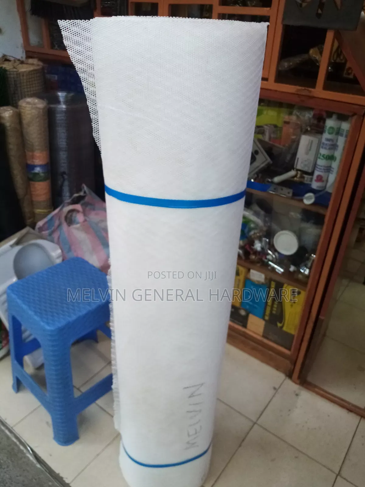 White Plastic Mosquito Mesh 4ft by 25m