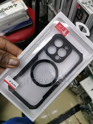 For iPhone 14 Pro Max With Magsafe Airbags Bumper Case