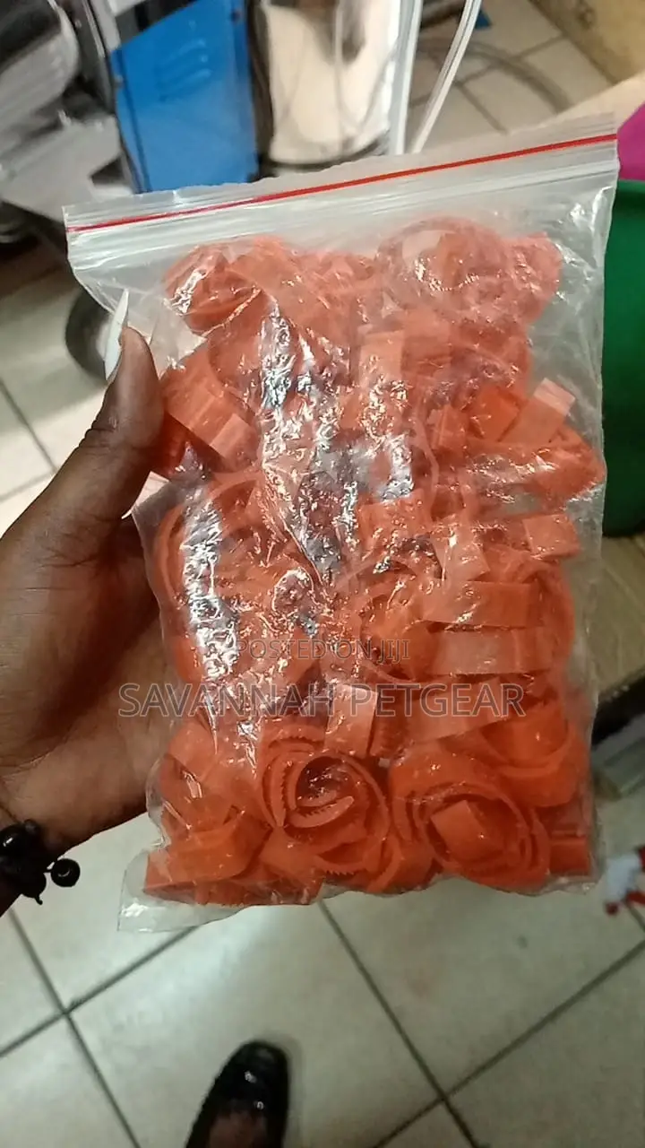 50PCS Numbered Chicken Foot Ring 7 Colors Adjustable