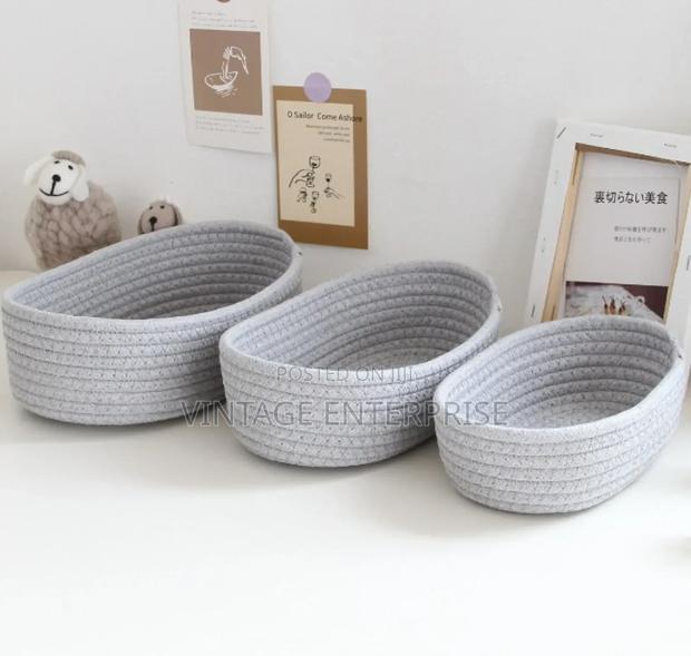 *Woven Nordic Cotton Rope Storage* - main view