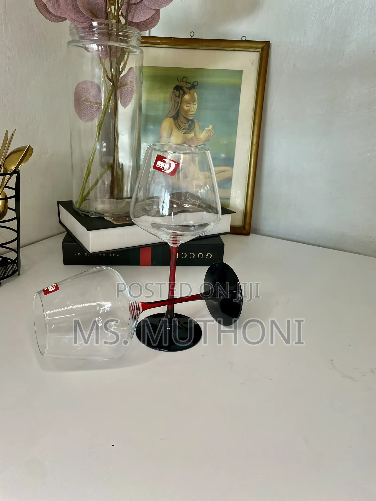 440 Ml Crystal Red Wine Glasses