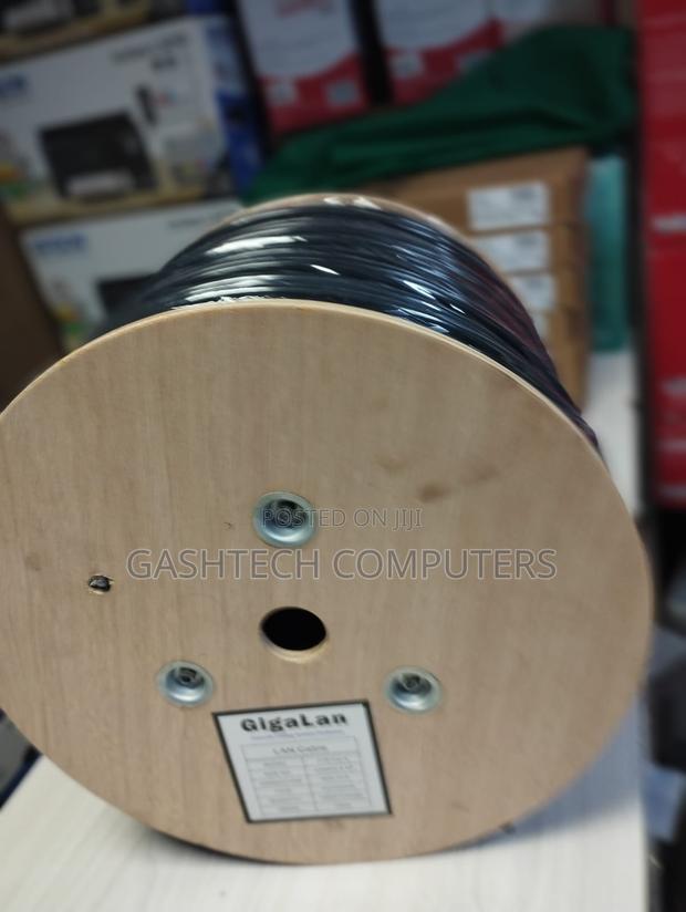 Gigalan Outdoor Cable Black 305 M Lan Cable - main view