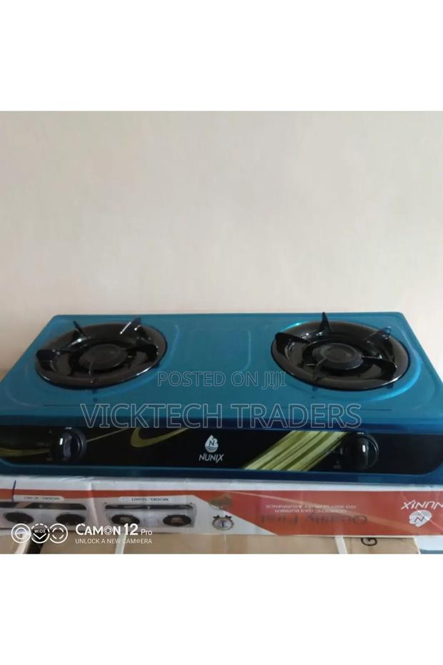 Nunix 2 Burner Table Top Gas Cooker - thumbnail 2