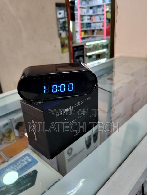 Wifi Clock HD Spy Camera With Audio Speaker