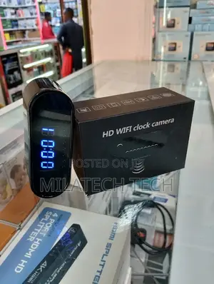 Wifi Clock HD Spy Camera With Audio Speaker