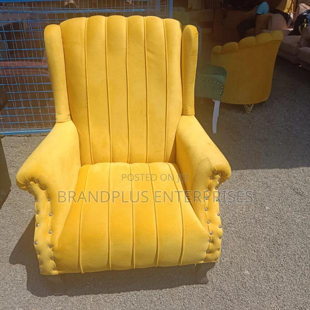 Mustard Wing Chair - main view