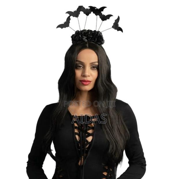 Halloween Bat Flower Headband Flower - thumbnail 2