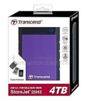 Transcend External HDD 4TB - Purple - TS4TSJ25H3P - thumbnail 2