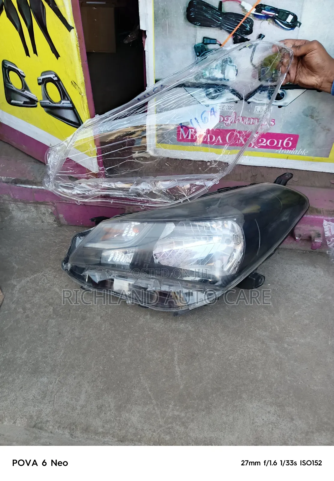 Headlamp Lens Vitz 52-269 2015-2018 Model