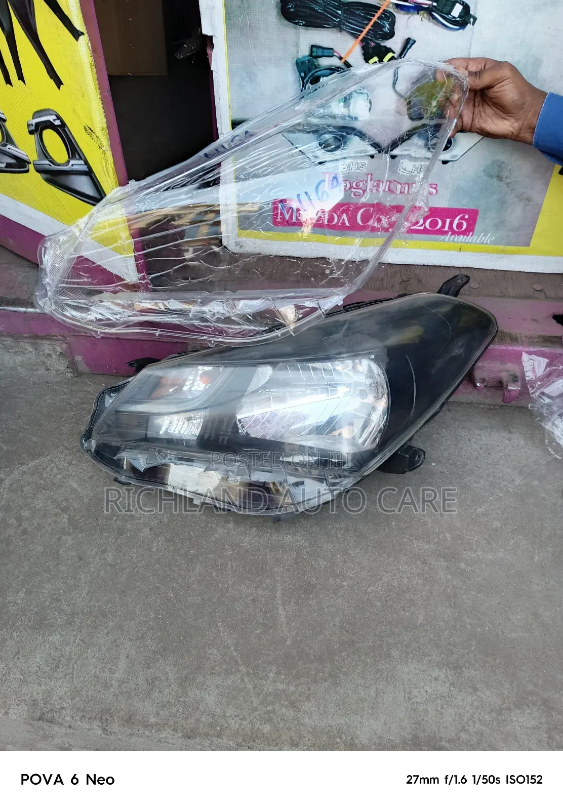 Headlamp Lens Vitz 52-269 2015-2018 Model