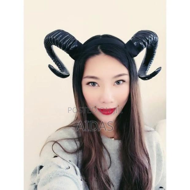 Gothic Sheep Horn Headpiece Crown - thumbnail 2