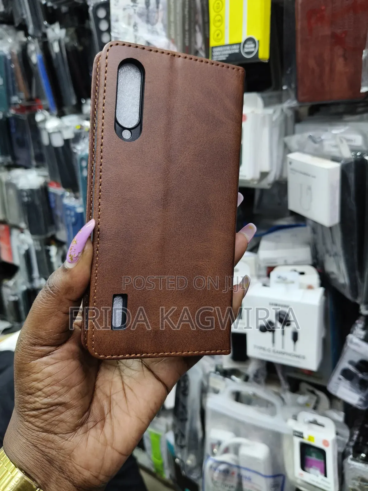 Leather Flip Case for Redmi A3