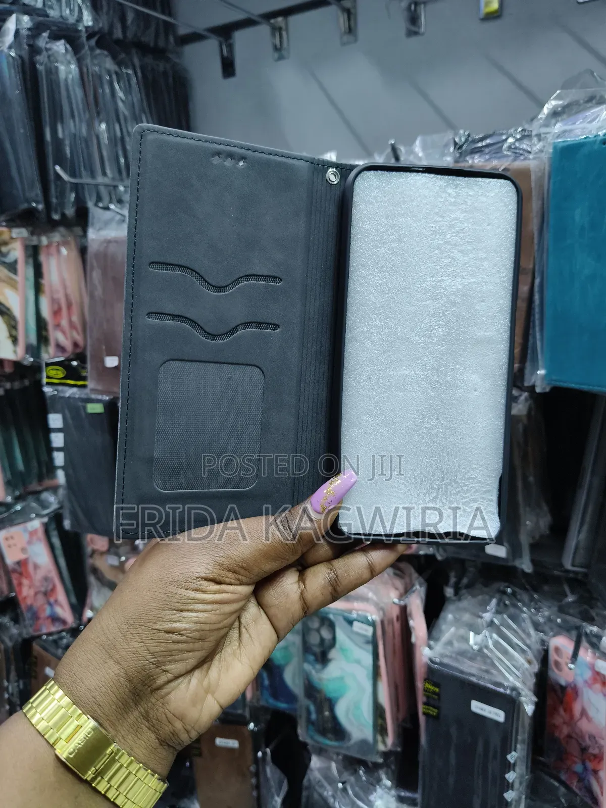 Infinix Smart 9 Leather Flip Cover