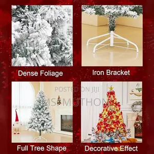 XXL (10 Ft)New Large Scale Snow Flocked Christmas Tree