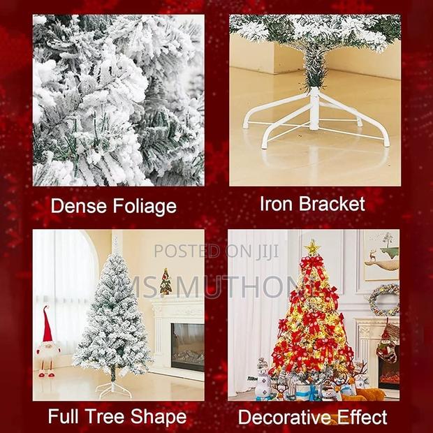 XXL (10 Ft)New Large Scale Snow Flocked Christmas Tree - thumbnail 2