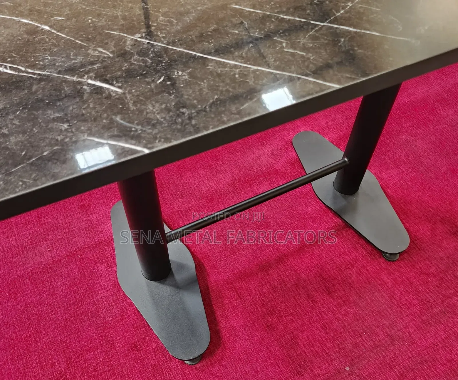 Double Metal Table Legs/Base Top Sizes/Colours Are Optional