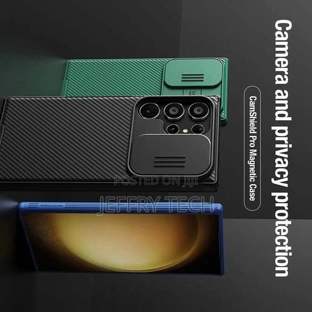 Samsung Galaxy S24 Ultra Camshield Case Cover (Black) - thumbnail 2