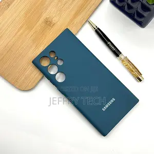 Samsung Galaxy S24 Ultra Liquid Silicone Case Cover (Royal B