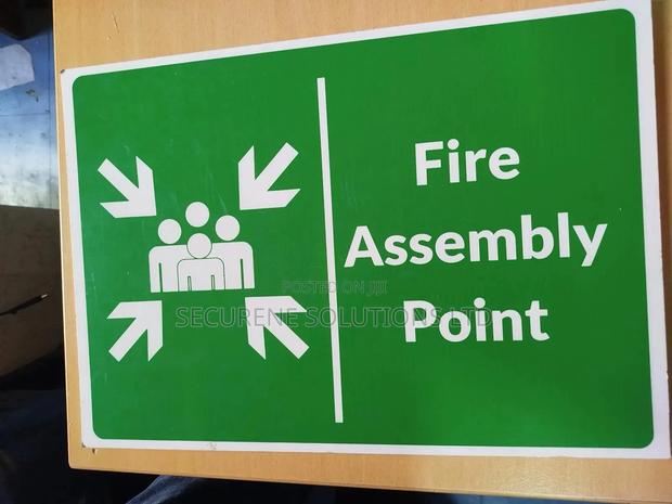 Fire Assembly Point Sign - main view