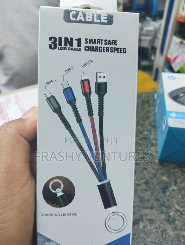 3 in 1 USB Cable Charger Cable - main view