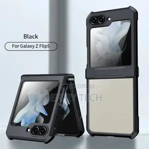 Samsung Galaxy Z Flip 5 Airbags Bumper Transparent Back Case