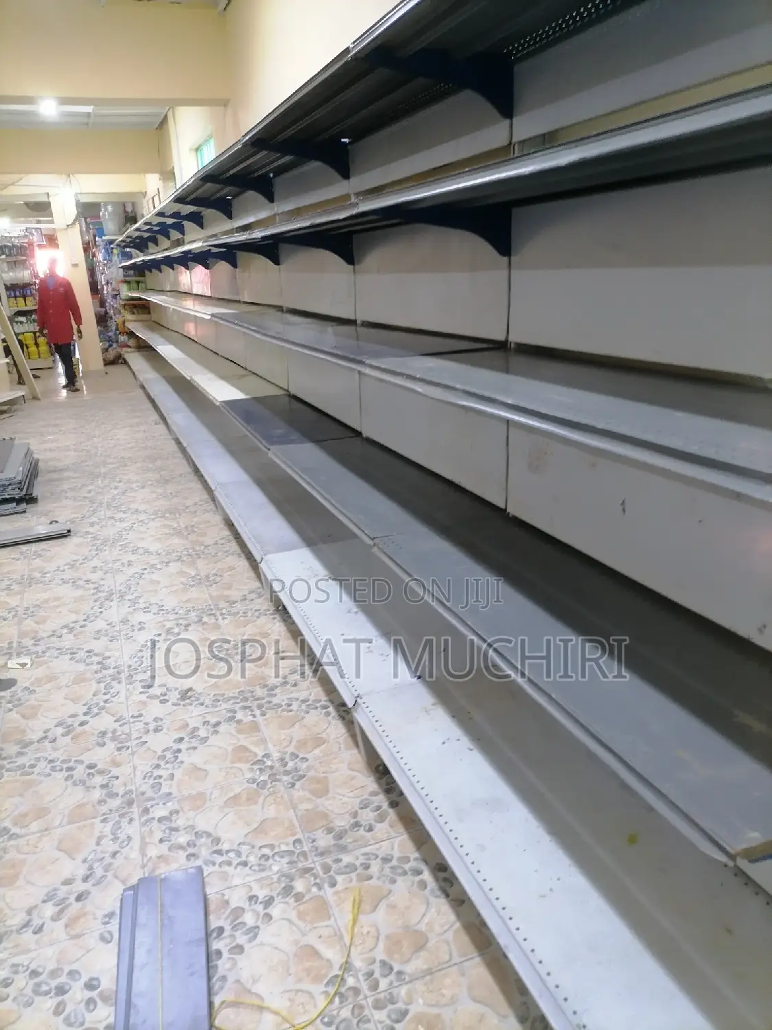 Supermarket Shelves Singles and Doubles