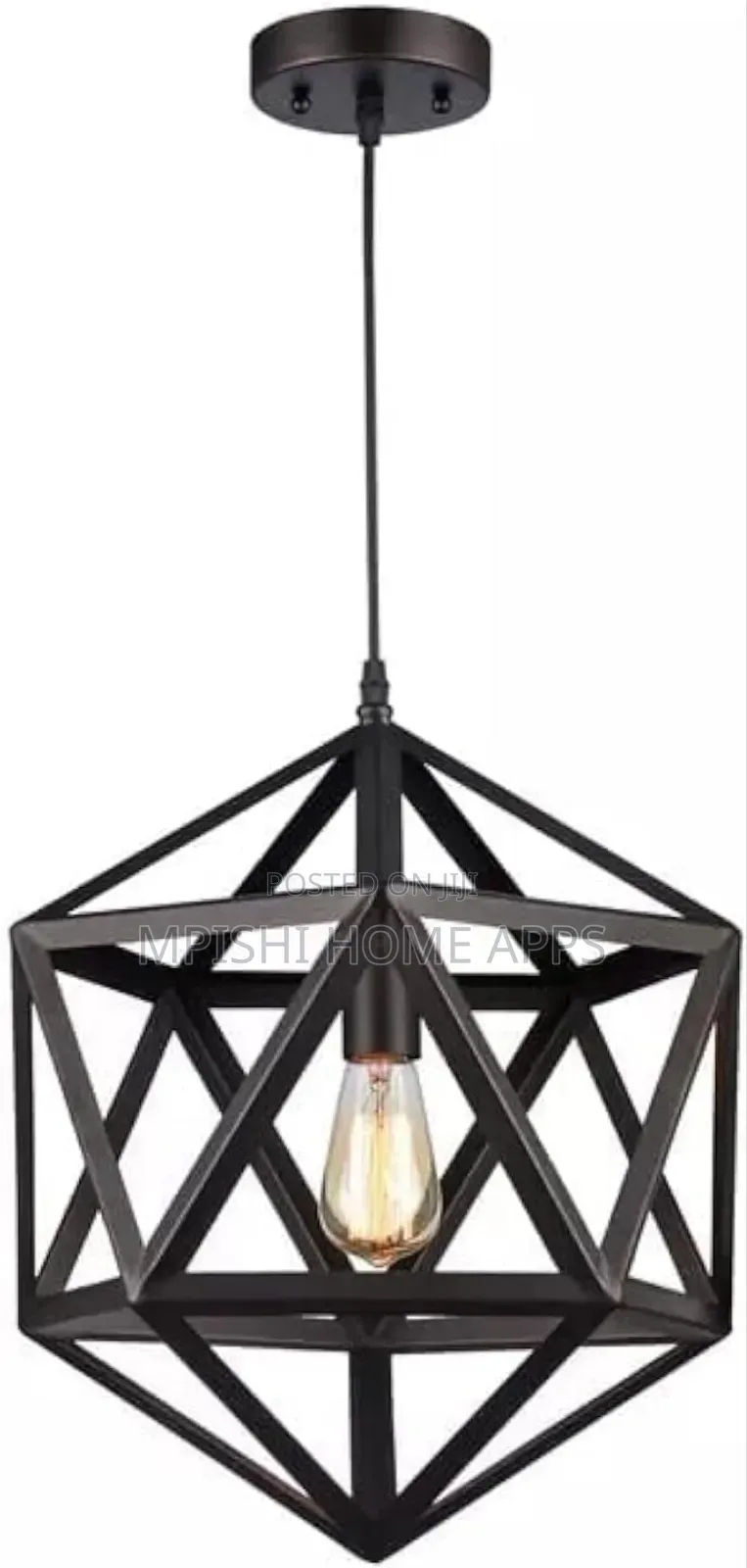 Diamond Shape Pendant Light