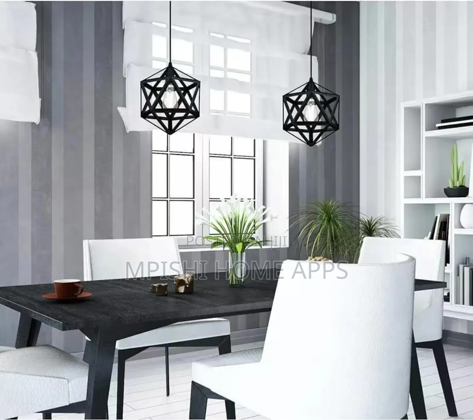 Diamond Shape Pendant Light