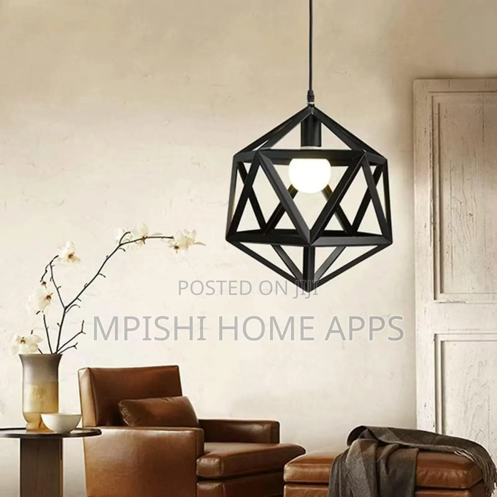 Diamond Shape Pendant Light