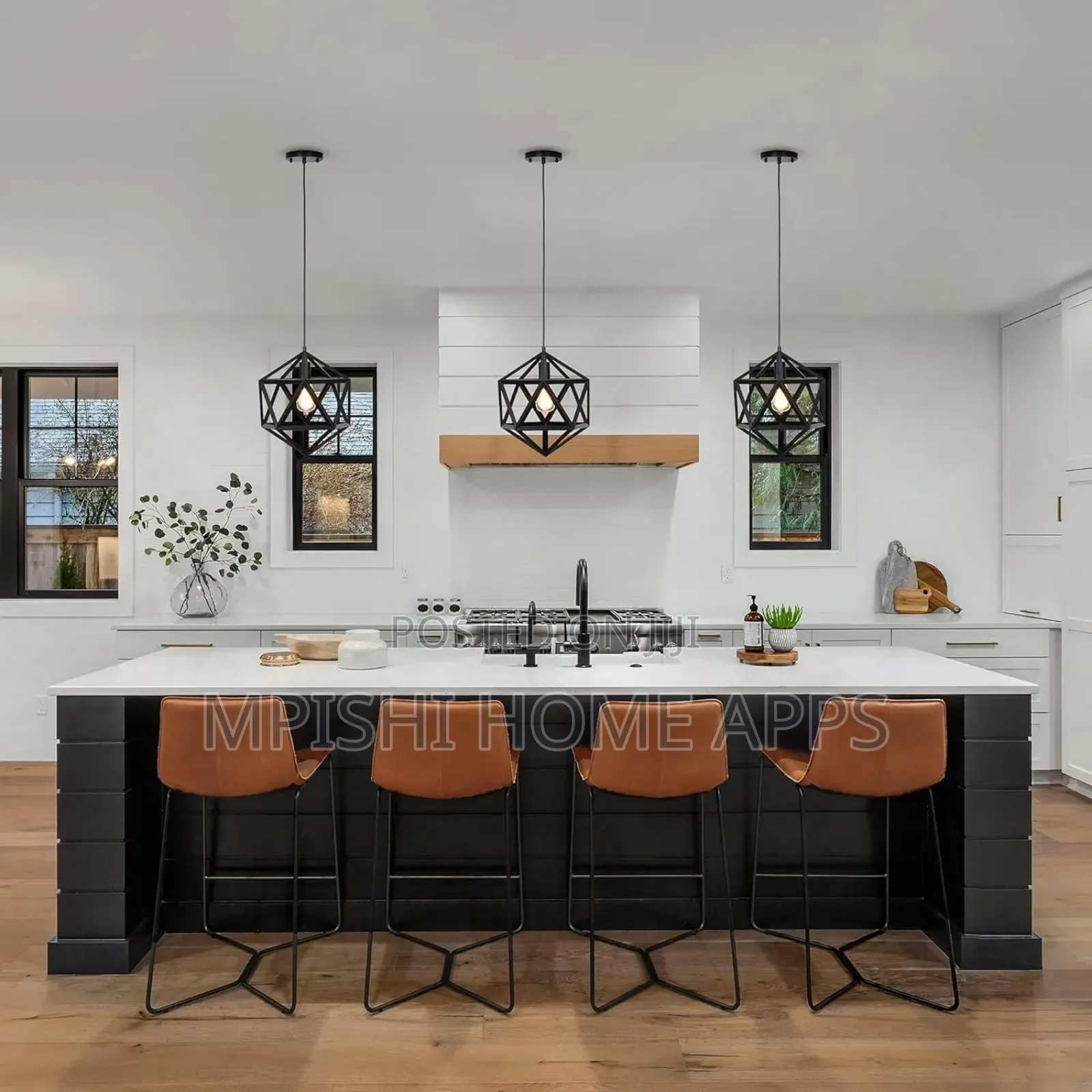 Diamond Shape Pendant Light