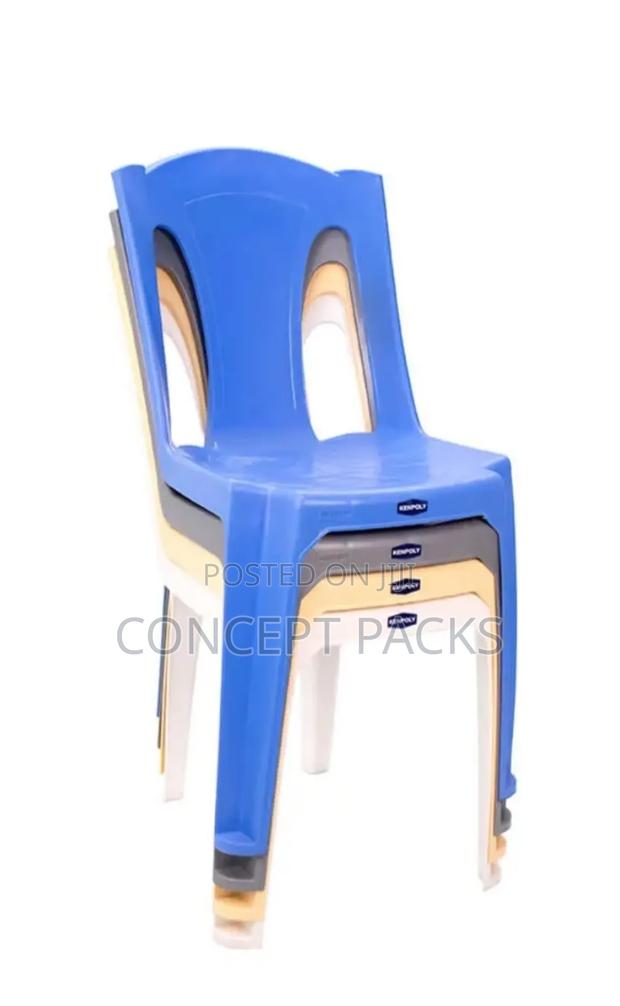 Kenpoly Plastic Chair Armless #2034 - main view