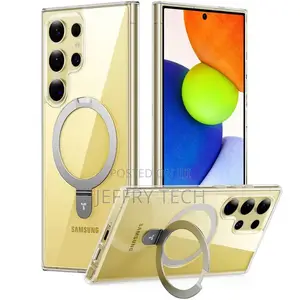 Clear Ostand Magsafe Case for Galaxy S24 Ultra