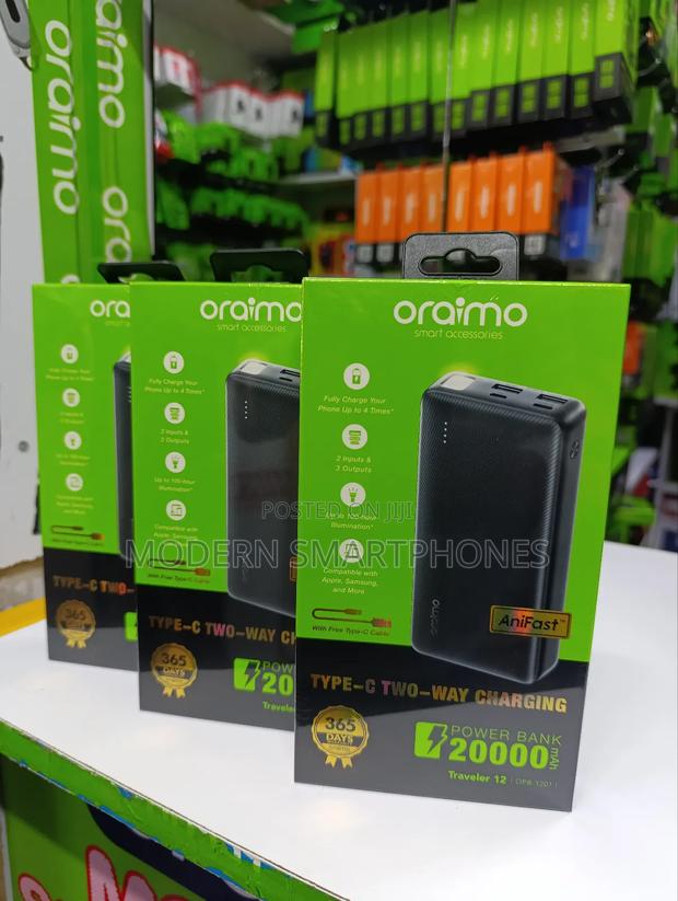 Oraimo Traveler 12 20000mah 12W Power Bank12W Fast Charging