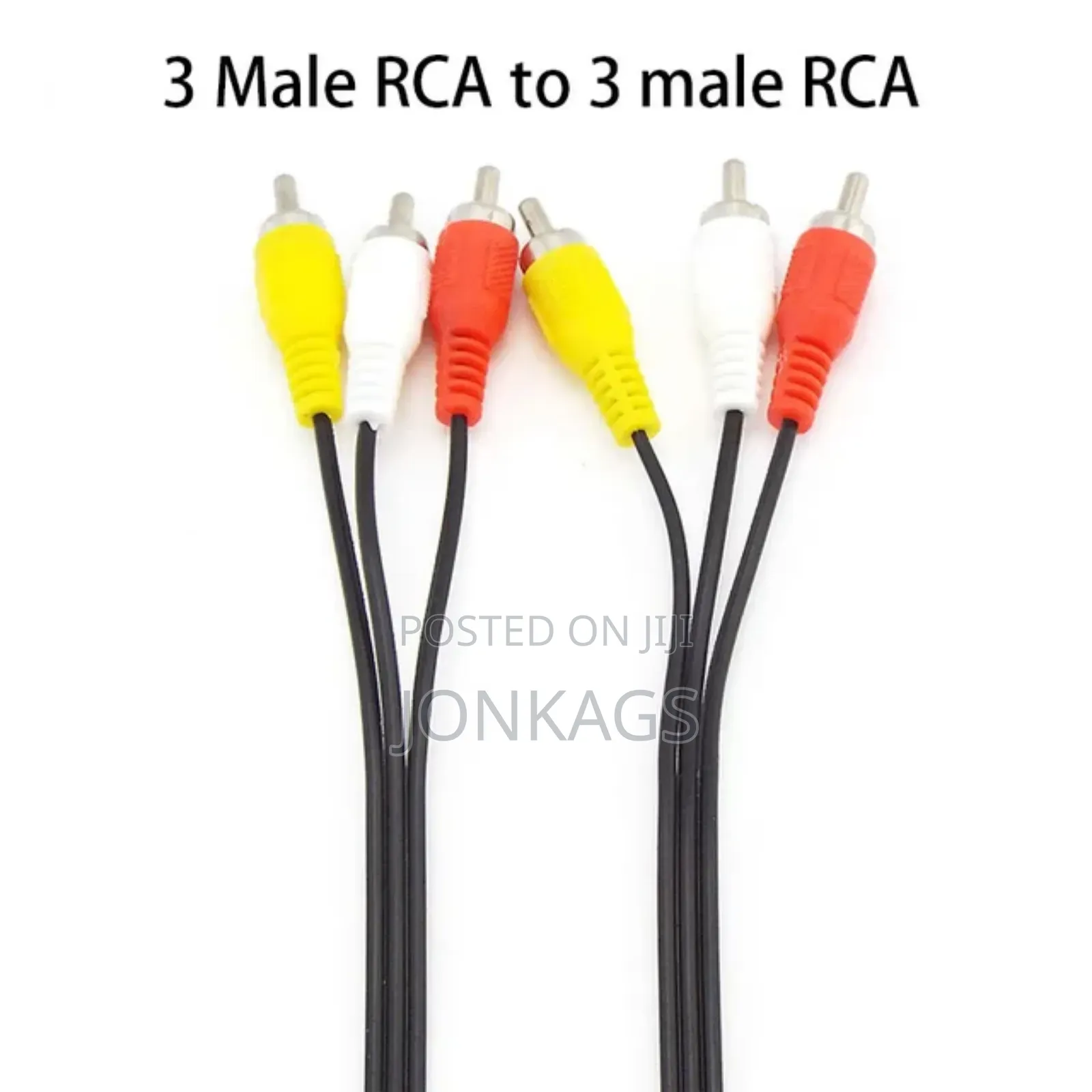 3 Male RCA to 3 Male RCA Cable