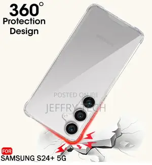 Crystal Clear Back Cover Case for Samsung Galaxy S24 Plus 5G