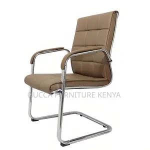Office Chairs: Simple Executive Leather Waterfall Seat