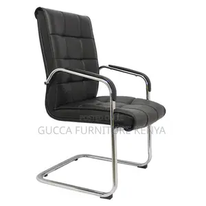 Office Chairs: Simple Executive Leather Waterfall Seat