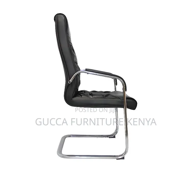 Office Chairs: Simple Executive Leather Waterfall Seat