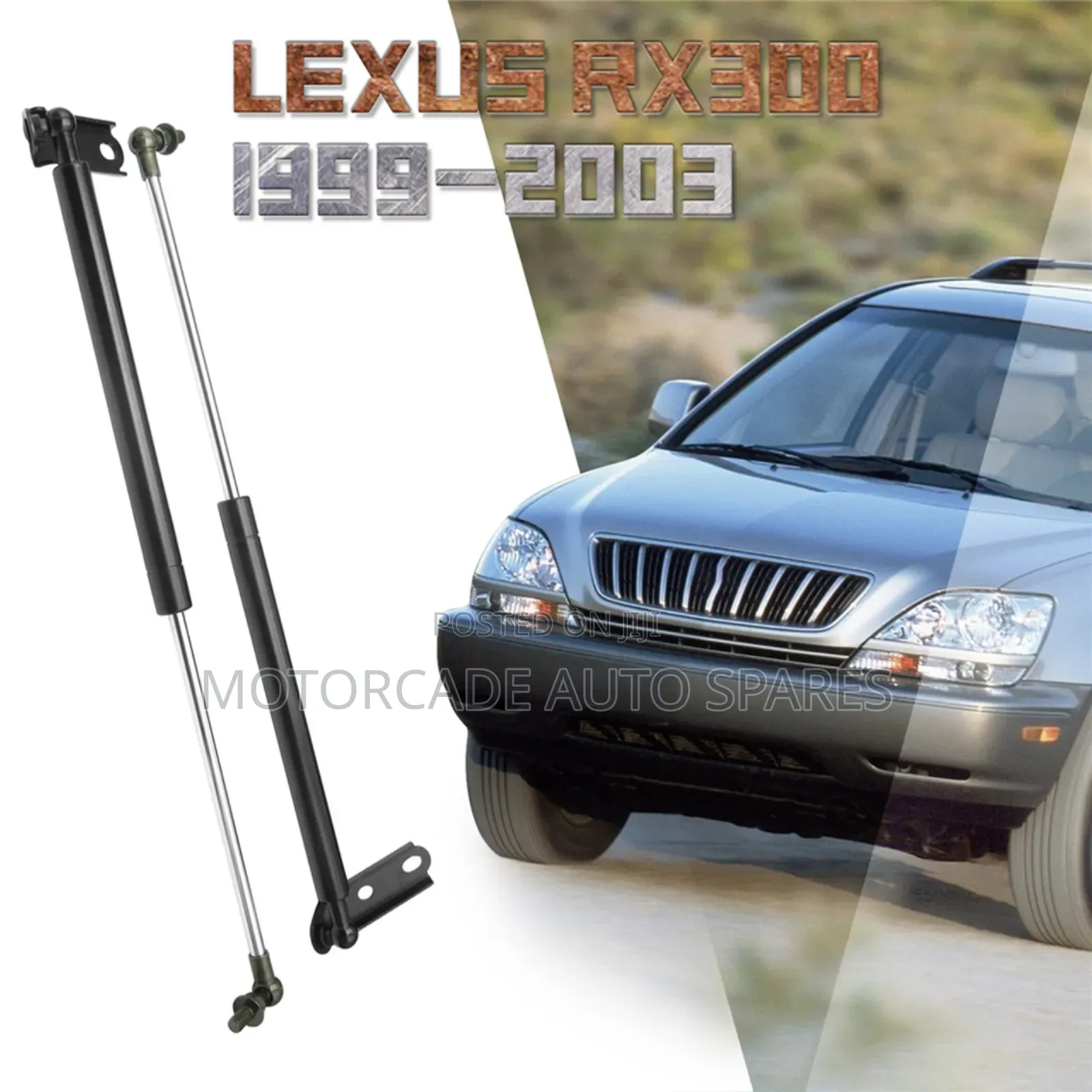 Lexus Rx 300 Kyb Bonnet Shocks Struts Set