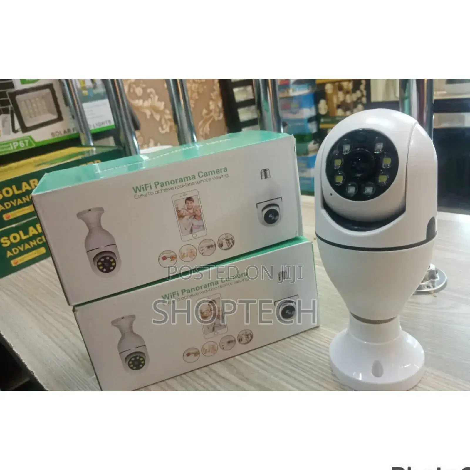Bulb Camera 1080 Auto Rotating Wifi CCTV