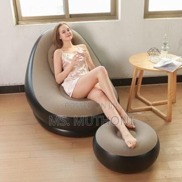 New Design Colorful Inflatable Lazy Sofa,Foot Rest Pump